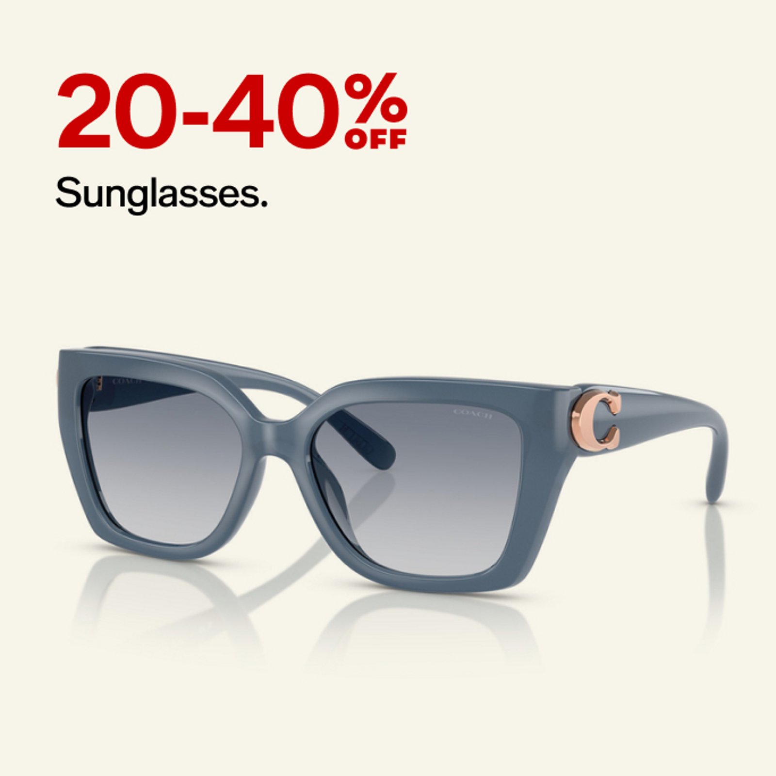20-40 off sunglasses